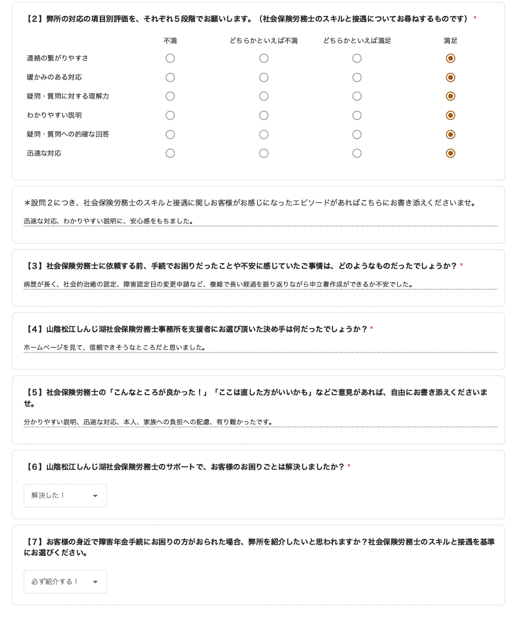 全体がとても複雑でした。長い経過を振り返りながら自分で申立書が作成ができるか不安でした。